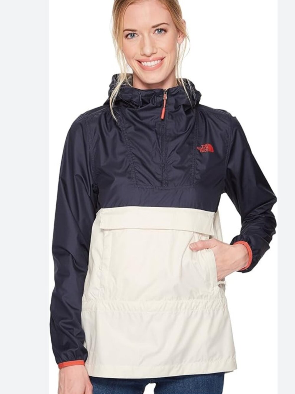 The North Face Fanorak Women's Jacket, packable, hooded,wind resistant sz S